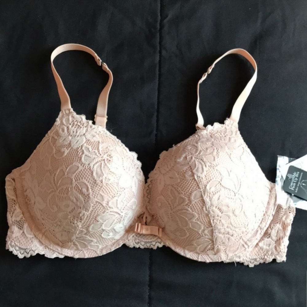 Nude Convertible Push Up Bra